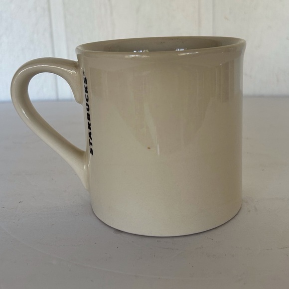 STARBUCKS WHITE CERAMIC SIREN MUG - Picture 6 of 8